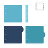 Album 7 1/2" x 6 1/2" Round Tabs & Page