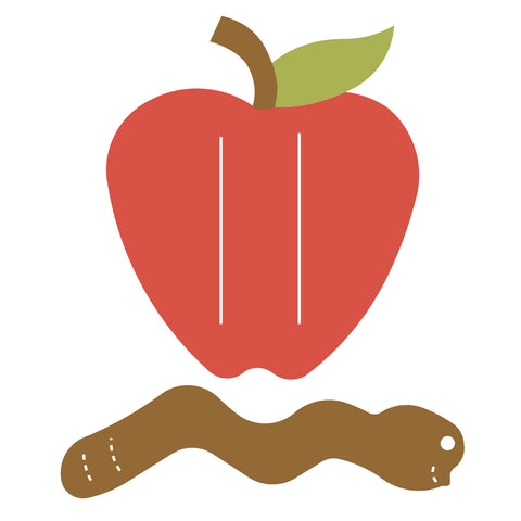 Apple w/Worm