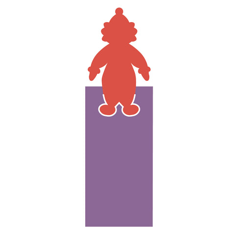Bookmark-Clown