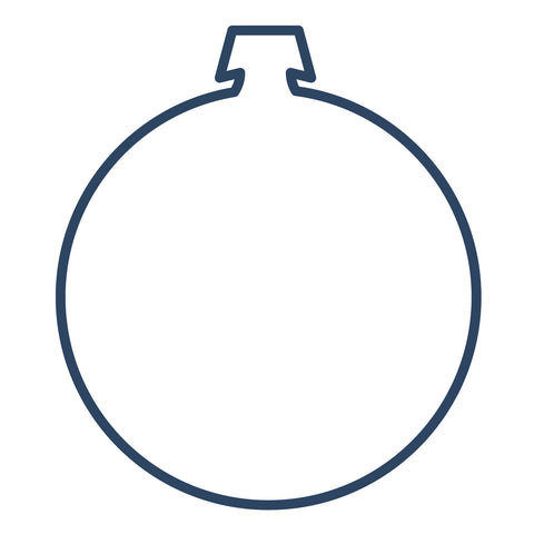 Christmas Ornament #4 (Clear Cuts)
