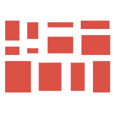 A6 Card-Mats for Color Blocking