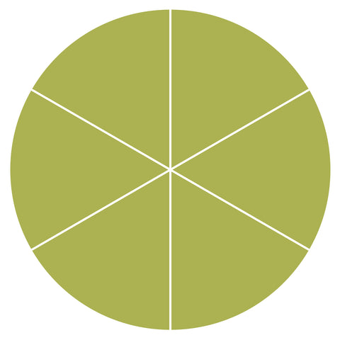 Fraction Circle-1/6