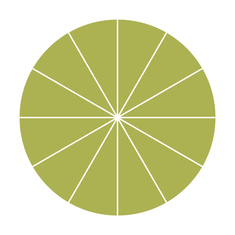 Fraction Circle-1/12