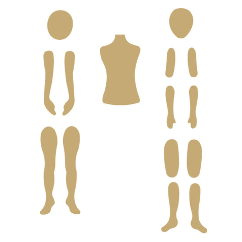 Mixed Media Art Doll