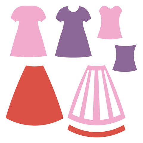 Mixed Media Art Doll Accessories-Clothes