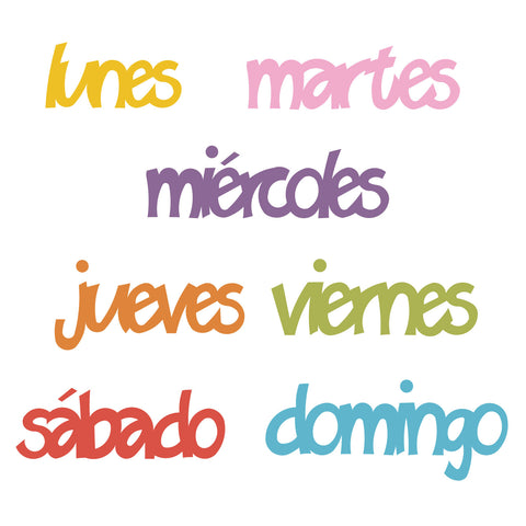 Days of the Week Set-Spanish