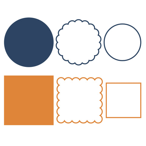 Stationery Ensemble-Scalloped Cards