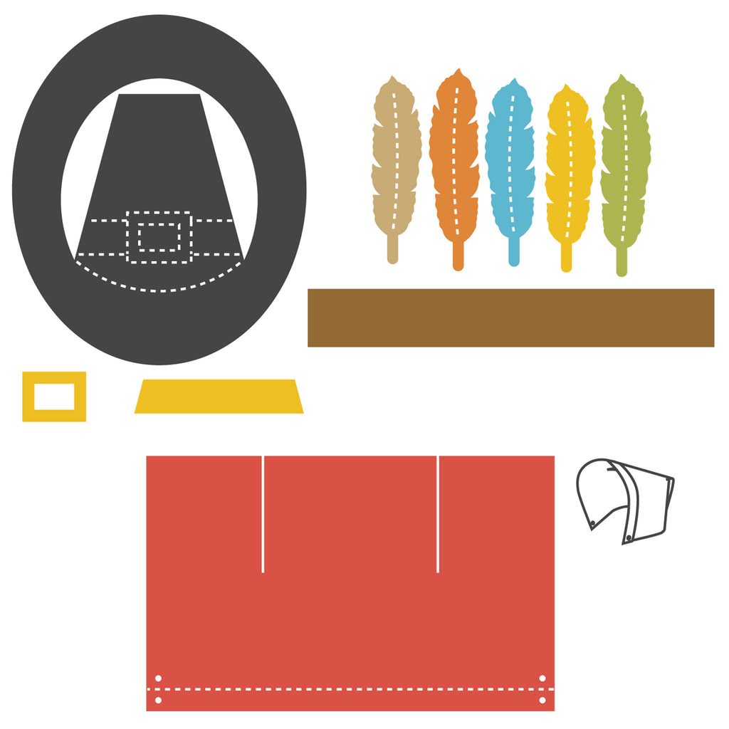 Pilgrim Costume Set AccuCut