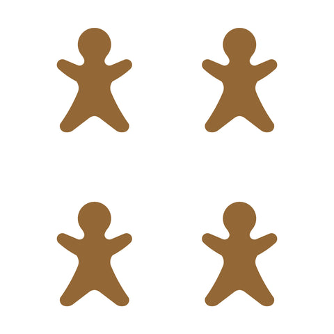 Gingerbread Men, Mini Shapes, Mini Die Cuts