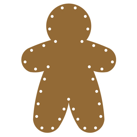 Gingerbread Man-Lacing