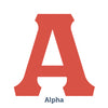 Greek Alphabet - 6"