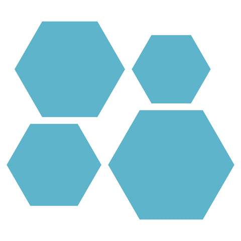 Layering Die-Hexagons