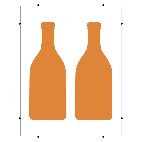 #10 Card Mats-Wine Bottle (Pinnovation)