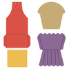 Mini Cards-Apron & Cupcake