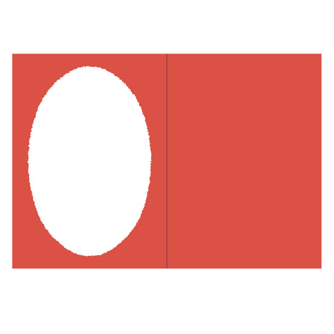 A6 Card-Deckle Oval
