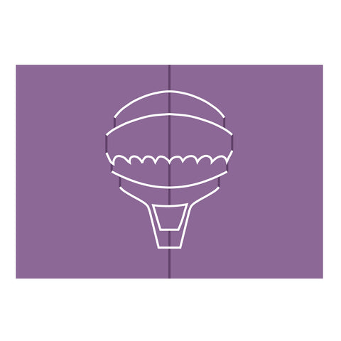 Cards in Nothing Flat-Hot Air Balloon