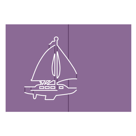 Cards in Nothing Flat-Sailboat