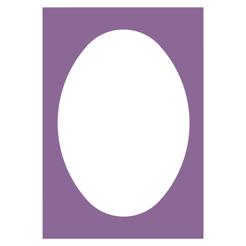 A7 Card-Mat Frame-Oval