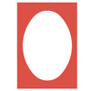 A6 Card-Mat Frame-Oval