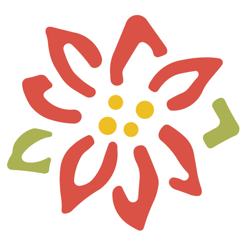 Poinsettia Stencil