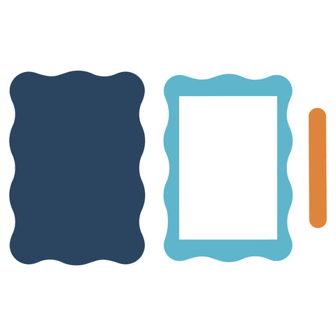 Frame & Background-Wavy