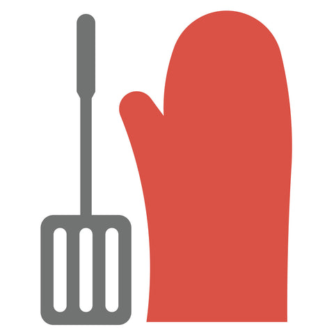 Spatula & Oven Mitt