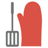 Spatula & Oven Mitt