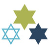 Star of David w/Bkgd. & Mat
