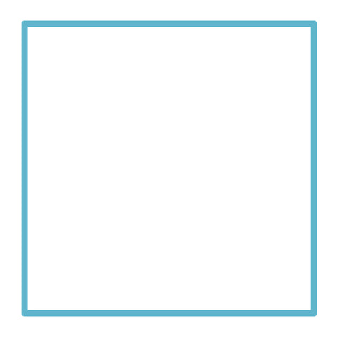 Square-5 1/2" (Clear Cuts)