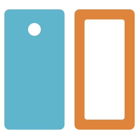 Gift Tag-Rectangle & Band #1