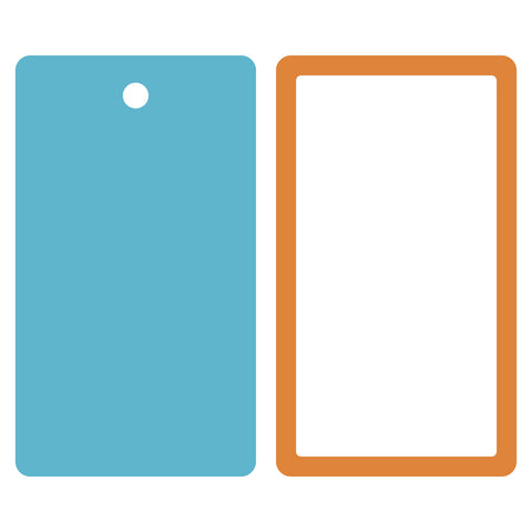 Gift Tag-Rectangle & Band #3