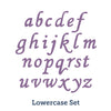 Corsiva Script Alphabet - 3"