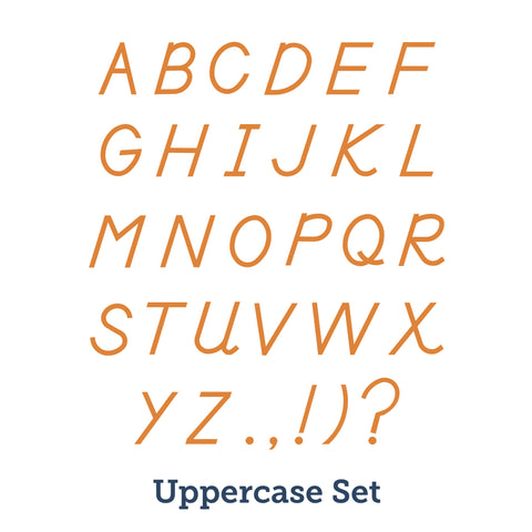 D'Nealian Alphabet - 4"