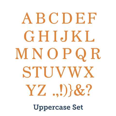 Roman Alphabet - 4"