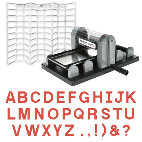 MARK 3 Block Alphabet Starter Set