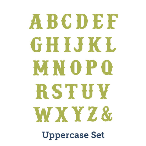 Vintage Alphabet - 11" Uppercase