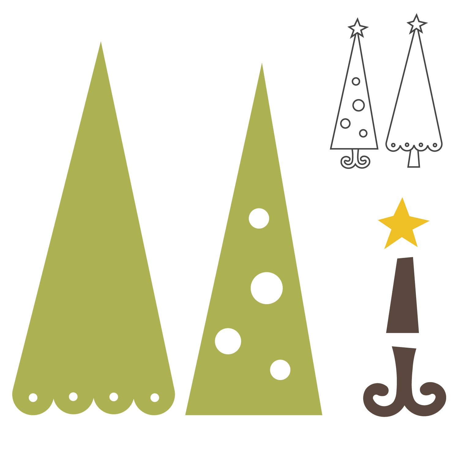 TreesHoliday AccuCut