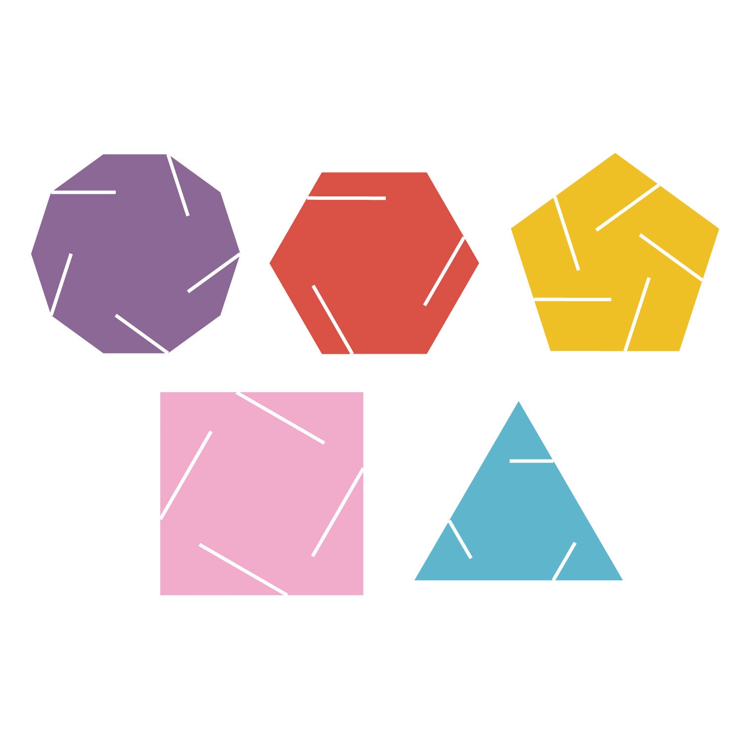 Interlocking Octogons Interlocking-Shapes Set – AccuCut