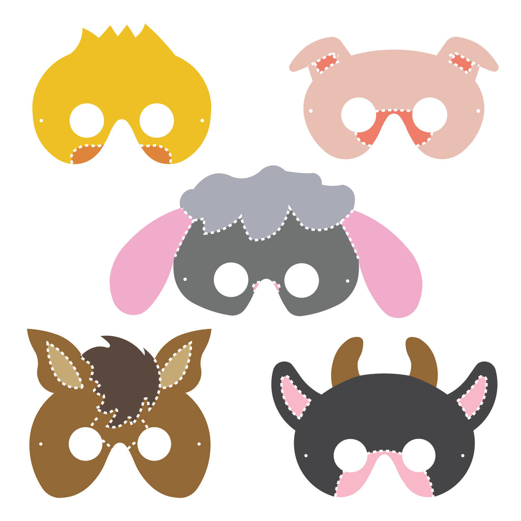 Masks-Farm Animals Set – AccuCut