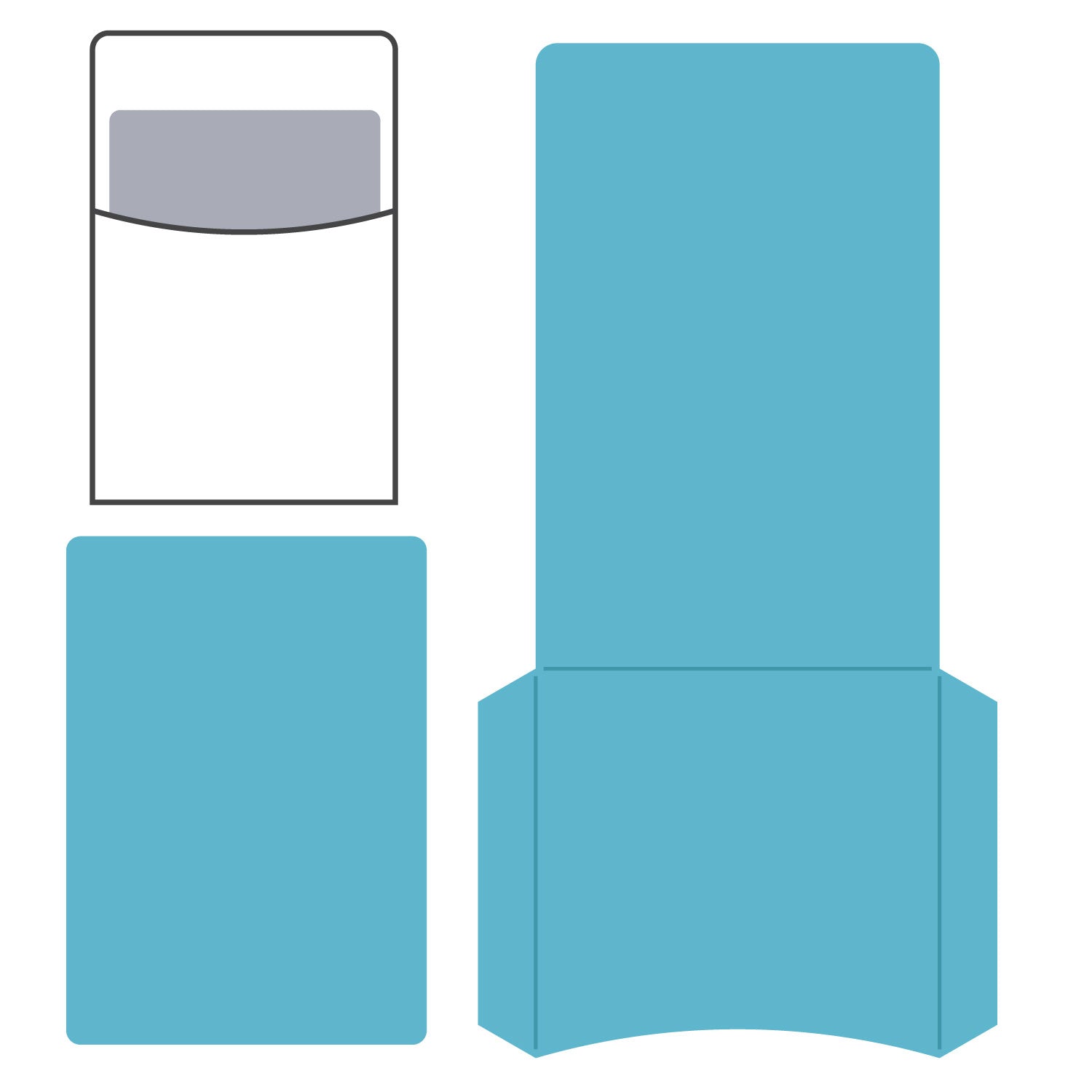 library card sleeve Library Pocket & Card #3