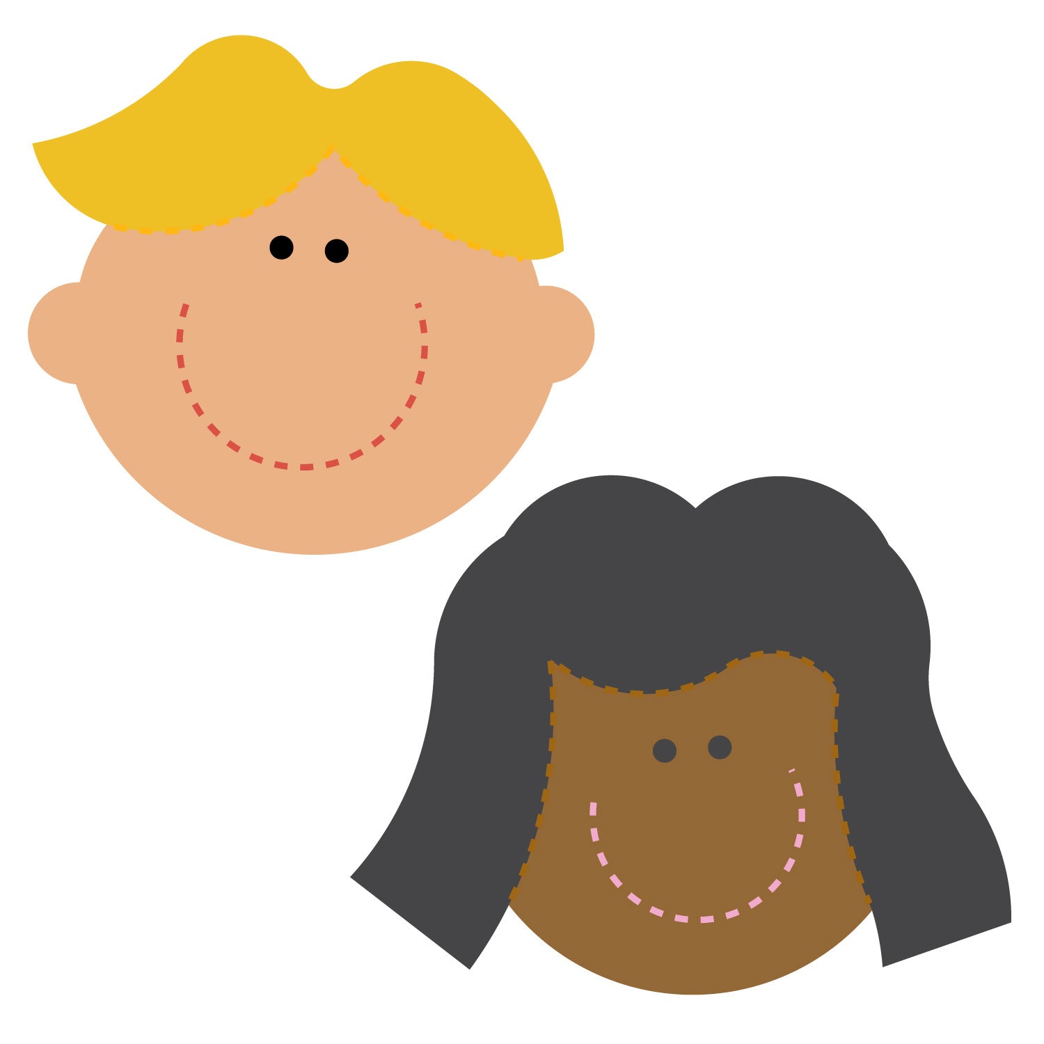 Paper Bag Puppet-Boy & Girl – AccuCut paper-bag-puppet-boy-girl-accucut