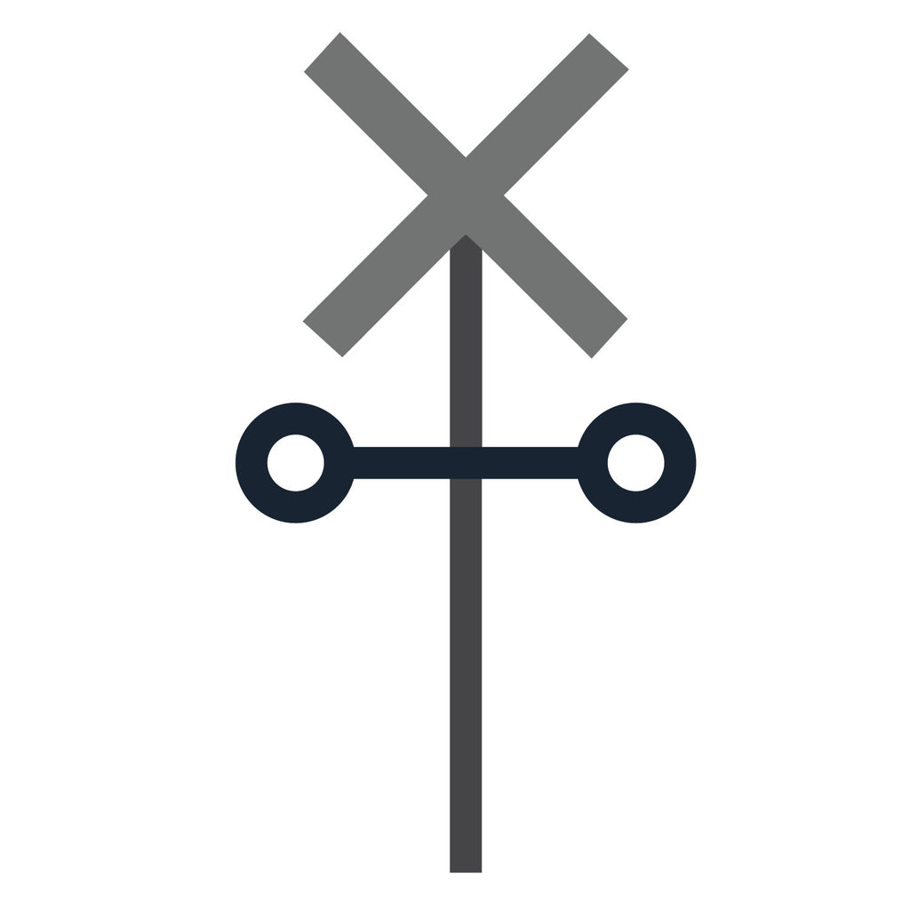 Sign-Railroad Crossing