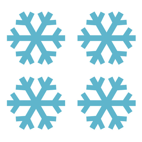 Mini Papercut Snowflakes * White Glitter Foam * Two Sets * 28 Snowflakes —  The Die Cut Shop