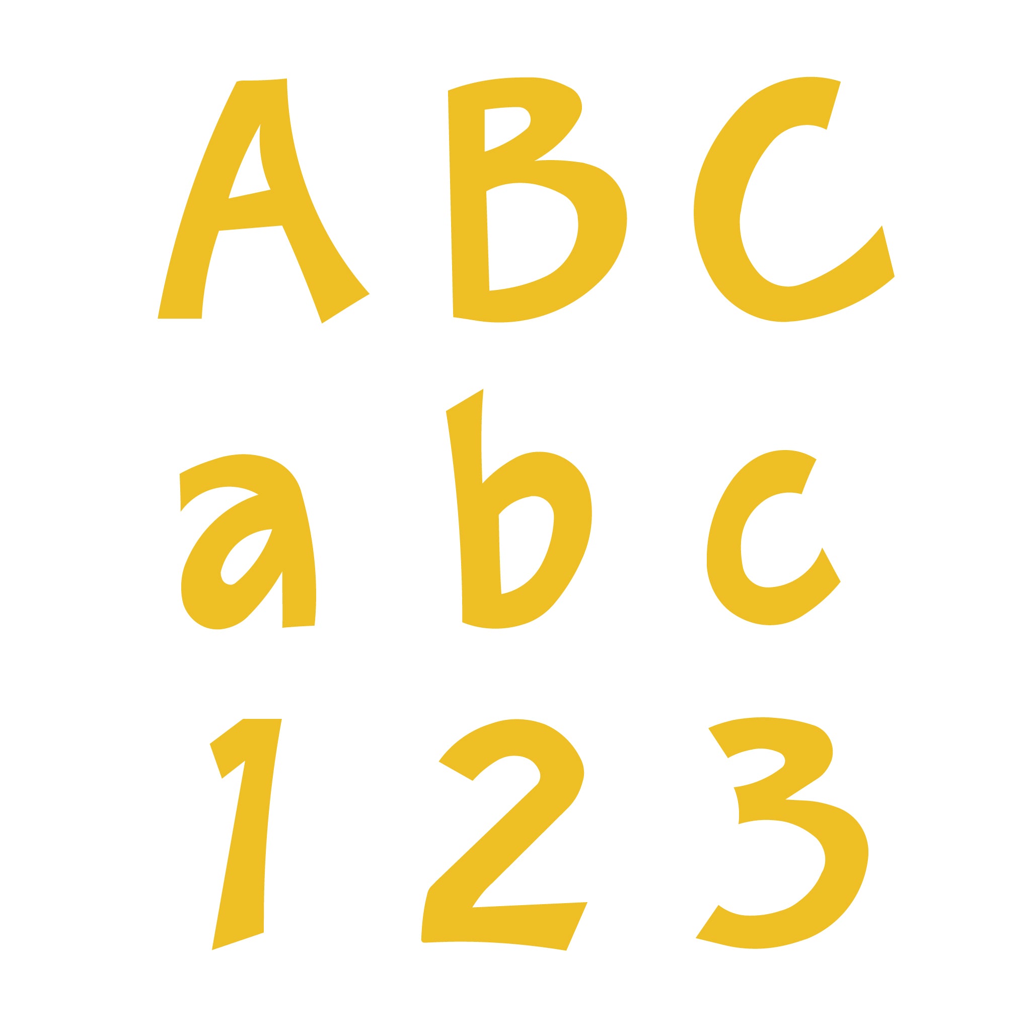 New Alphabet Scrapbook Stickers Letters Numbers Symbols Colors Autumn Colors