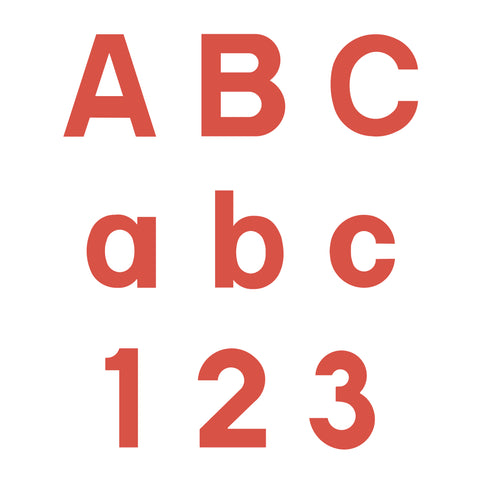 Block Alphabet - 4"