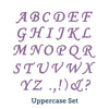 Corsiva Script Alphabet - 1 3/4"