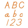 D'Nealian Alphabet - 4"