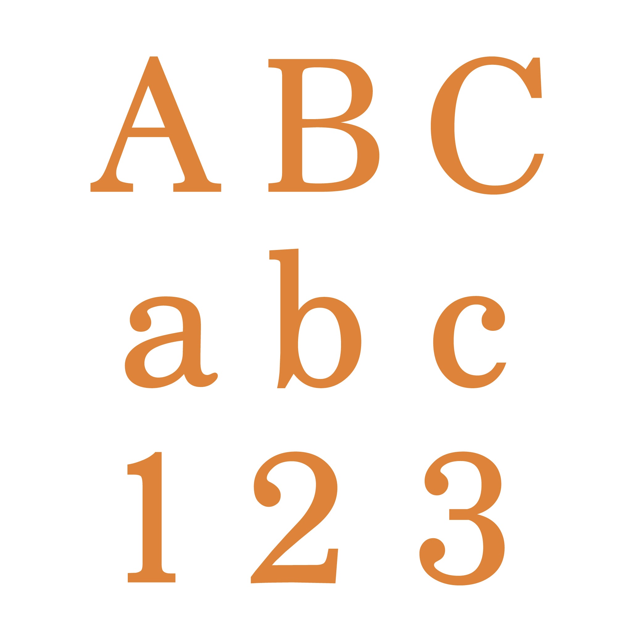 Roman Alphabet - 2